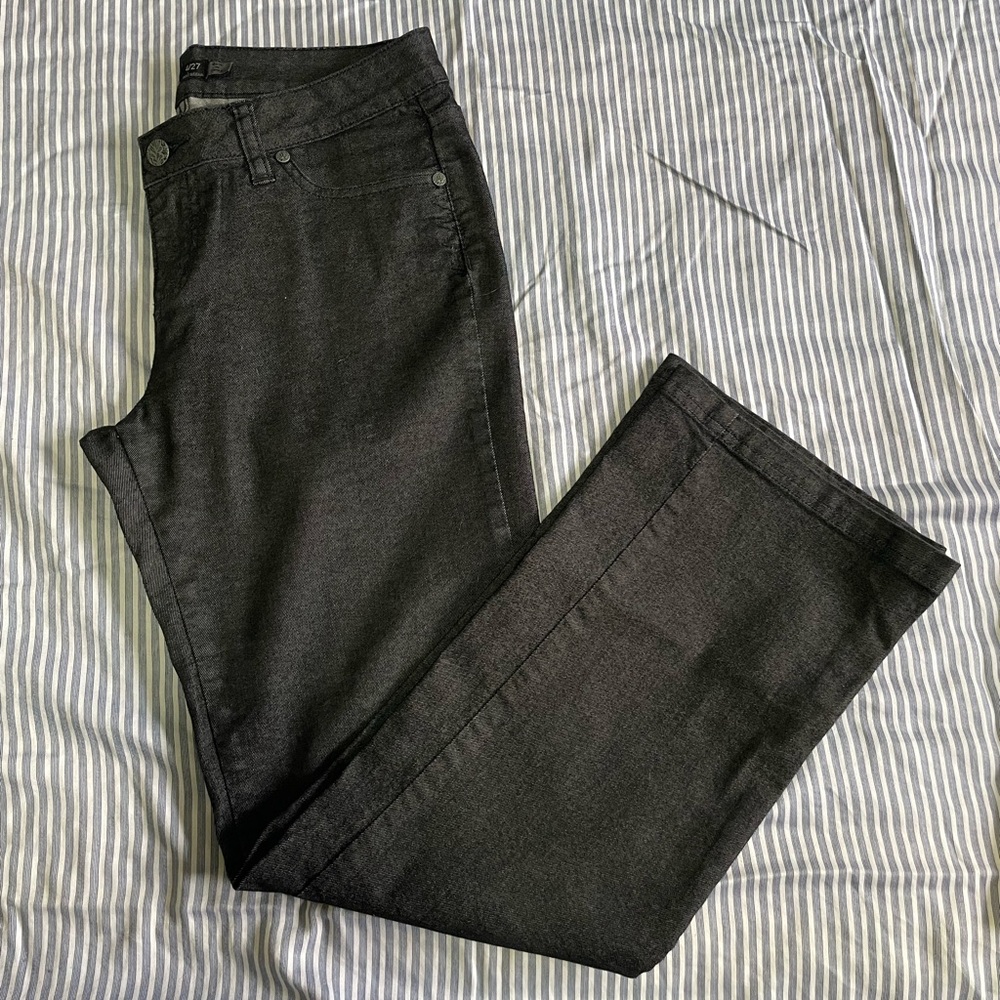 Prana Straight Leg Gray Jean Size 4/27 Short